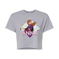 thumbnail image 1 of Disney Frozen 2 - Anna Stirs Up Leaves - Juniors Cropped Cotton Blend T-Shirt, 1 of 5