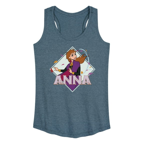 Disney Frozen 2 - Anna Stirs Up Leaves - Women's Racerback Tank Top
