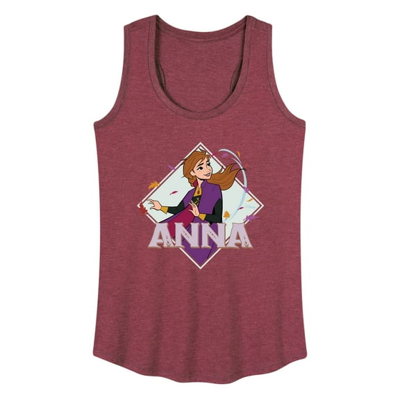 Disney Frozen 2 - Anna Stirs Up Leaves - Women's Racerback Tank Top