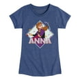 thumbnail image 1 of Disney Frozen 2 - Anna - Toddler & Youth Girls Short Sleeve Graphic T-Shirt, 1 of 5