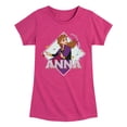 thumbnail image 1 of Disney Frozen 2 - Anna - Toddler & Youth Girls Short Sleeve Graphic T-Shirt, 1 of 5