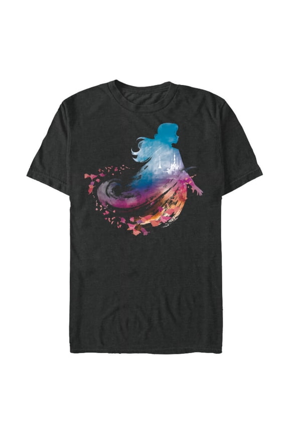 Frozen 2 Anna Wind T-Shirt- Short Sleeve Blended T-Shirt for Adults - Customized-Dark Heather