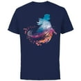 thumbnail image 1 of Disney Frozen 2 Anna Wind T-Shirt - Short Sleeve Cotton T-Shirt for Adults - Customized-Athletic Navy, 1 of 5
