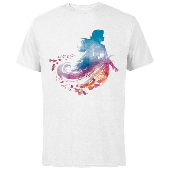 Disney Frozen 2 Anna Wind T-Shirt - Short Sleeve Cotton T-Shirt for Adults - Customized-White