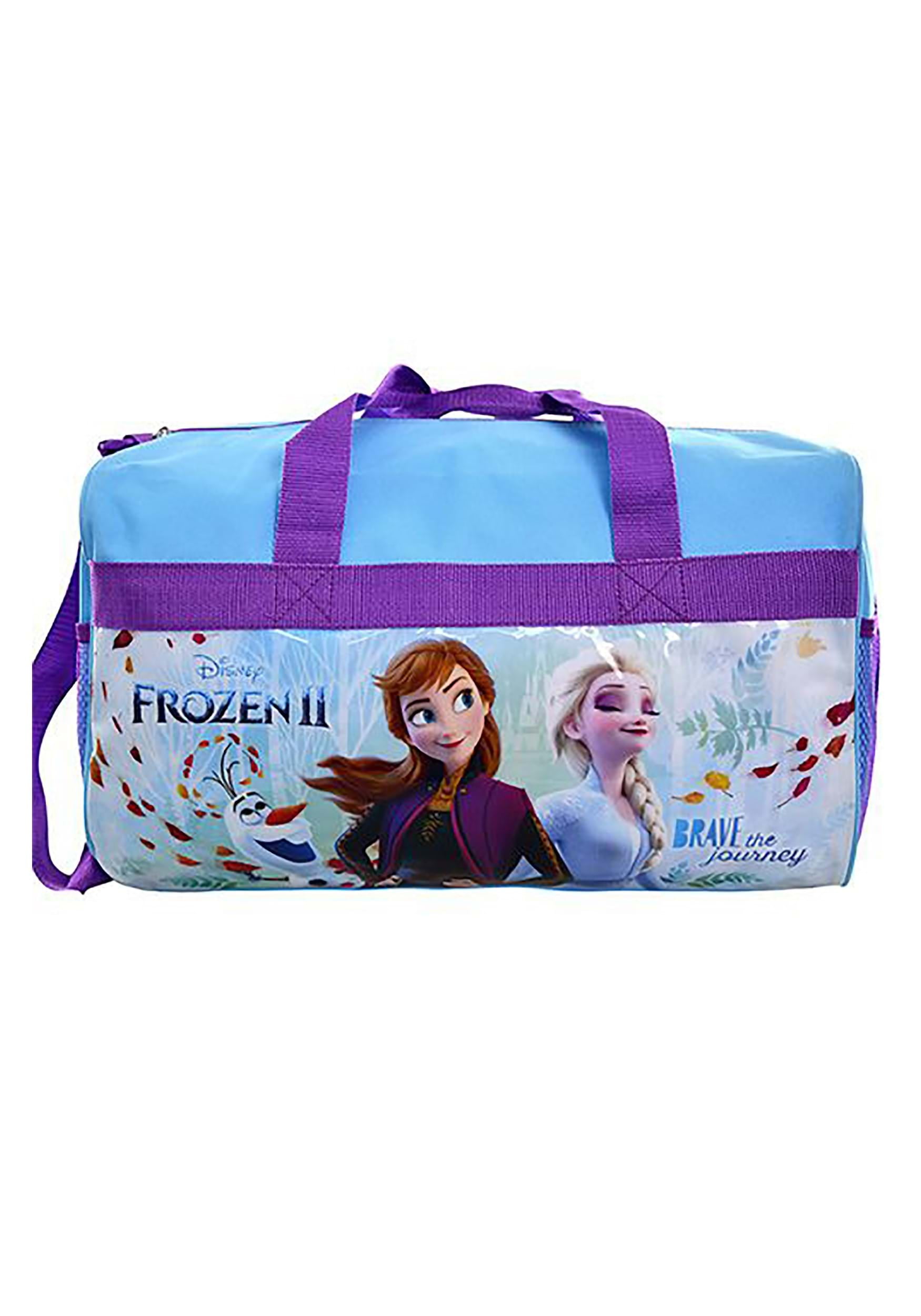 Disney Frozen 2 Anna and Elsa Carry on Brave The Journey Duffel Bag