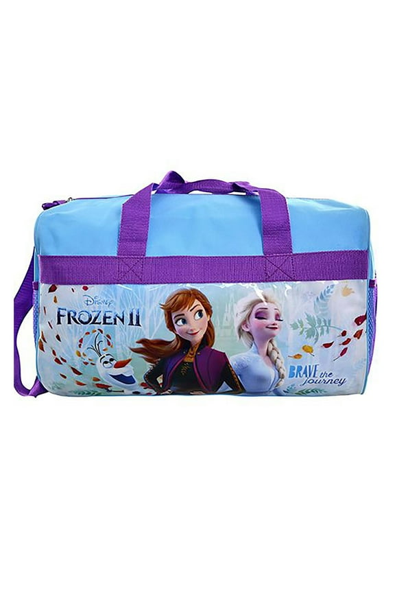 2 Anna and Elsa Carry-on "Brave The Journey" Duffel Bag