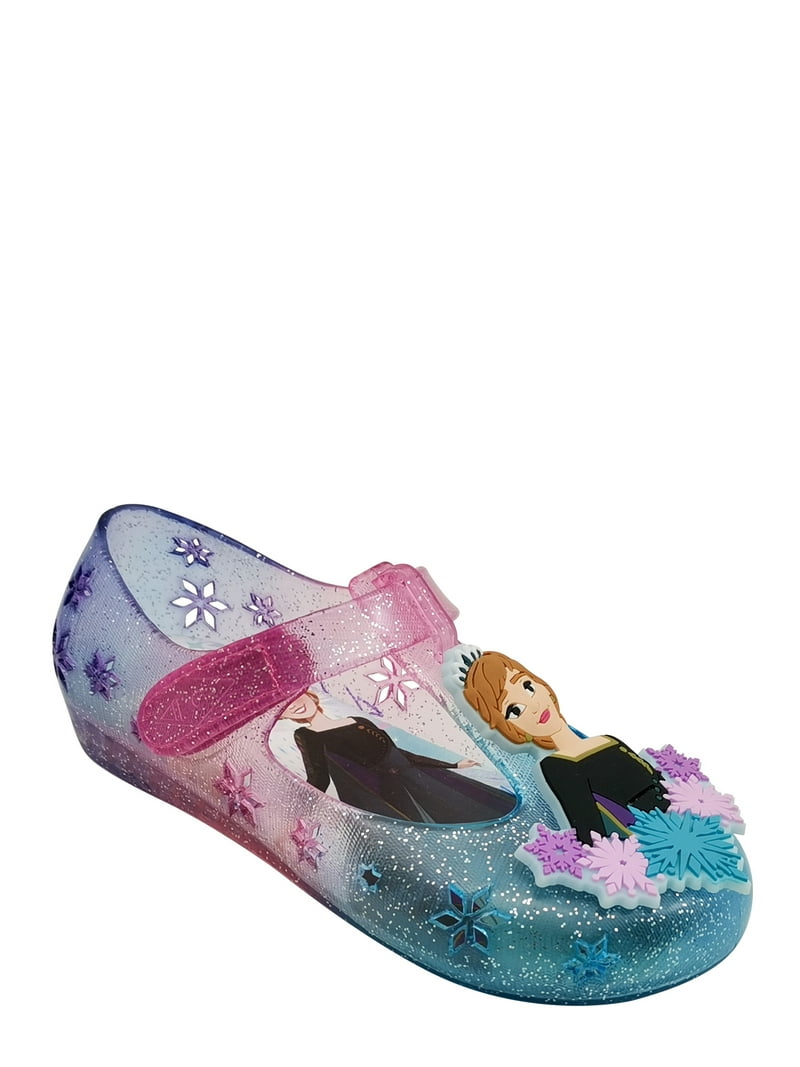 Disney Frozen Anna and Elsa Casual Jelly Shoe (Toddler Girls