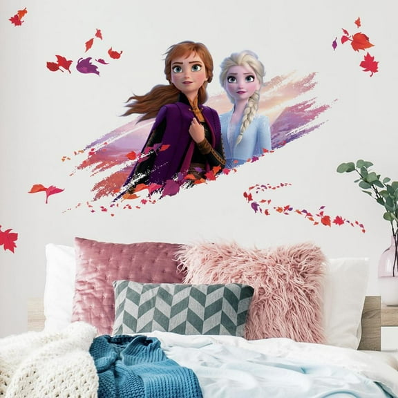Disney Frozen 2 Anna and Elsa Giant Wall Decals