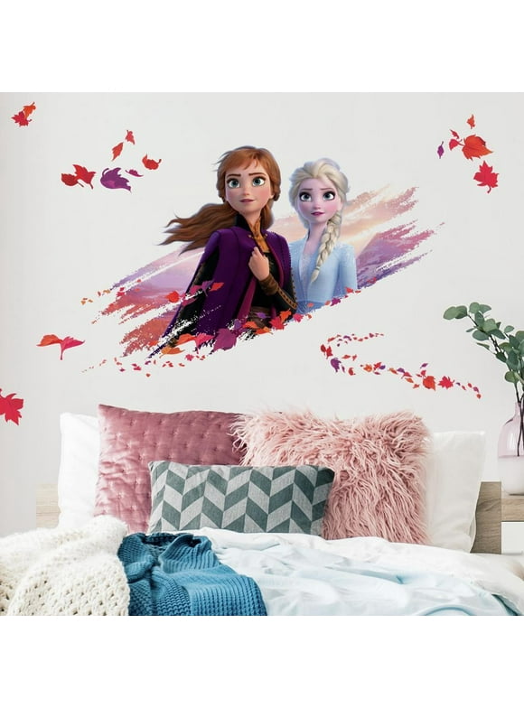 Disney Frozen 2 Anna and Elsa Giant Wall Decals