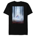 thumbnail image 1 of Disney Frozen 2 Anna and Elsa Poster T-Shirt- Short Sleeve Blended T-Shirt for Adults - Customized-Black, 1 of 5