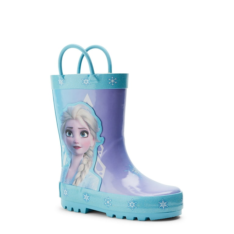 Disney Frozen 2 Anna and Elsa Snowflake Rain Boot (Toddler Girls u0026 Little  Girls) - Walmart.com