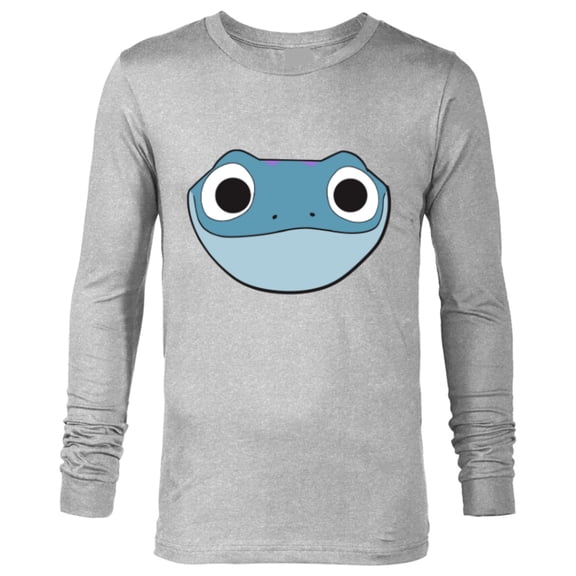 Disney Frozen 2 Bruni Cute Salamander Big Face - Long Sleeve T-Shirt for Men - Customized-Athletic Heather