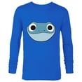 thumbnail image 1 of Disney Frozen 2 Bruni Cute Salamander Big Face - Long Sleeve T-Shirt for Men - Customized-Navy, 1 of 5