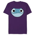 thumbnail image 1 of Disney Frozen 2 Bruni Cute Salamander Big Face - Short Sleeve Blended T-Shirt for Adults - Customized-Berry Snow Heather, 1 of 5