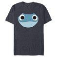 thumbnail image 1 of Disney Frozen 2 Bruni Cute Salamander Big Face - Short Sleeve Blended T-Shirt for Adults - Customized-Denim Snow Heather, 1 of 5