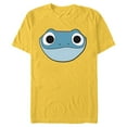 thumbnail image 1 of Disney Frozen 2 Bruni Cute Salamander Big Face - Short Sleeve Blended T-Shirt for Adults - Customized-Putty Snow Heather, 1 of 5