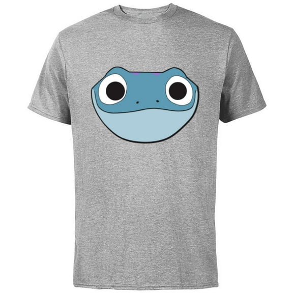 Disney Frozen 2 Bruni Cute Salamander Big Face - Short Sleeve Cotton T-Shirt for Adults - Customized-Athletic Heather