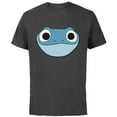 thumbnail image 1 of Disney Frozen 2 Bruni Cute Salamander Big Face - Short Sleeve Cotton T-Shirt for Adults - Customized-Charcoal, 1 of 5