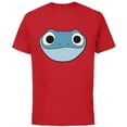 thumbnail image 1 of Disney Frozen 2 Bruni Cute Salamander Big Face - Short Sleeve Cotton T-Shirt for Adults - Customized-Red, 1 of 5