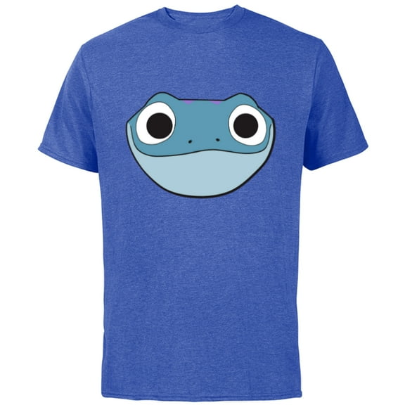 Disney Frozen 2 Bruni Cute Salamander Big Face - Short Sleeve Cotton T-Shirt for Adults - Customized-Royal Heather