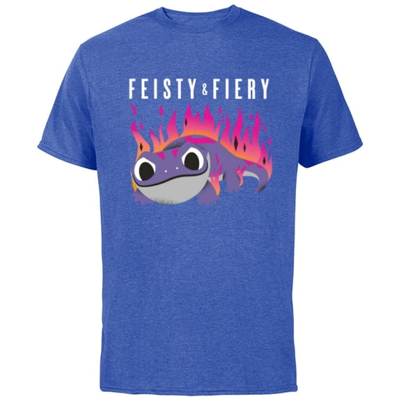 Disney Frozen 2 Bruni Salamander Feisty & Fiery - Short Sleeve Cotton T-Shirt for Adults -Customized-Royal Heather