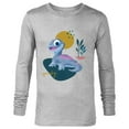 thumbnail image 1 of Disney Frozen 2 Bruni Spunky Salamander - Long Sleeve T-Shirt for Men – Customized-Athletic Heather, 1 of 5