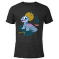 thumbnail image 1 of Disney Frozen 2 Bruni Spunky Salamander - Short Sleeve Blended T-Shirt for Adults – Customized-Black, 1 of 5