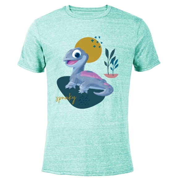 Disney Frozen 2 Bruni Spunky Salamander - Short Sleeve Blended T-Shirt for Adults – Customized-Ocean Blue