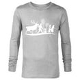 thumbnail image 1 of Disney Frozen 2 Character Silhouettes - Long Sleeve T-Shirt for Men - Customized-Athletic Heather, 1 of 5