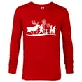 thumbnail image 1 of Disney Frozen 2 Character Silhouettes - Long Sleeve T-Shirt for Men - Customized-New Red, 1 of 5