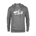 thumbnail image 1 of Disney Frozen 2 Character Silhouettes - Pullover Hoodie for Adults - Customized-Athletic Heather, 1 of 5