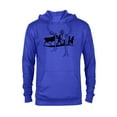 thumbnail image 1 of Disney Frozen 2 Characters Anna Elsa Silhouette - Pullover Hoodie for Adults - Customized-Royal, 1 of 5