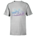 thumbnail image 1 of Disney Frozen 2 Characters Gradient Silhouette - Short Sleeve T-Shirt for Kids - Customized-Athletic Heather, 1 of 5