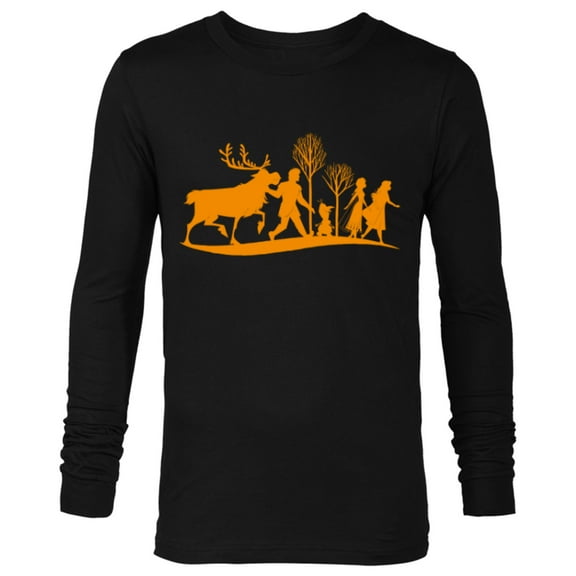Disney Frozen 2 Characters Halloween - Long Sleeve T-Shirt for Men - Customized-Black