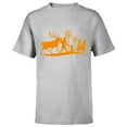 thumbnail image 1 of Disney Frozen 2 Characters Halloween - Short Sleeve T-Shirt for Kids - Customized-Athletic Heather, 1 of 5