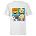 thumbnail image 1 of Disney Frozen 2 Chibi Character Panels T-Shirt - Short Sleeve T-Shirt for Kids - Customized-White, 1 of 5