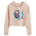 thumbnail image 1 of Disney Frozen 2 - Circle Of Sisters Anna & Elsa - Juniors Cropped Pullover Hoodie, 1 of 5