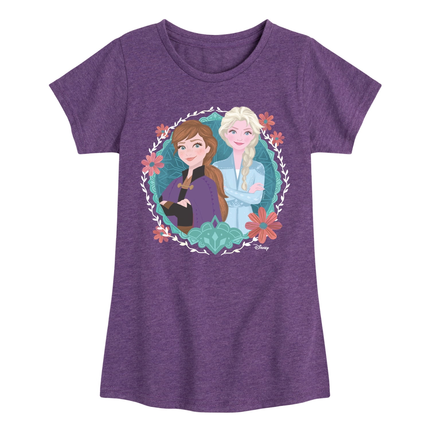 Disney Elsa & Anna Girls T Shirt main image 0