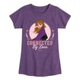 thumbnail image 1 of Disney Frozen 2 - Connected By Love Anna - Toddler & Youth Girls Short Sleeve Graphic T-Shirt, 1 of 5