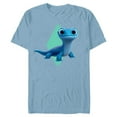 thumbnail image 1 of Disney Frozen 2 Cute Salamander Bruni T-Shirt- Short Sleeve Blended T-Shirt for Adults - Customized-Celadon Snow Heather, 1 of 5