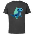 thumbnail image 1 of Disney Frozen 2 Cute Salamander Bruni T-Shirt - Short Sleeve Cotton T-Shirt for Adults - Customized-Charcoal Heather, 1 of 5