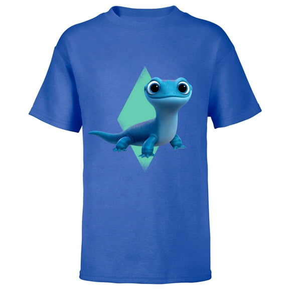 Disney Frozen 2 Cute Salamander Bruni T-Shirt - Short Sleeve T-Shirt for Kids - Customized-Royal
