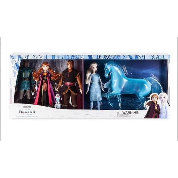 Disney Frozen II Deluxe Doll Set, 5 Piece Play Set with Detailed Figures