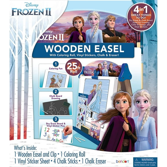 Disney Frozen II Double Sided Wooden Easel
