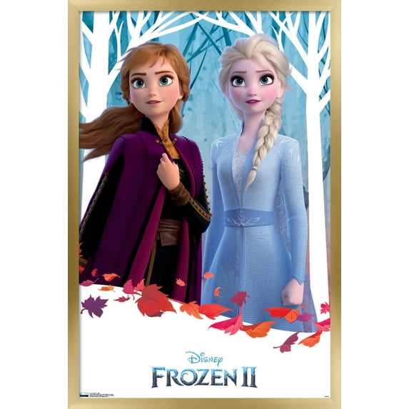 Disney Frozen 2 - Duo Wall Poster, 22.375" x 34", Framed