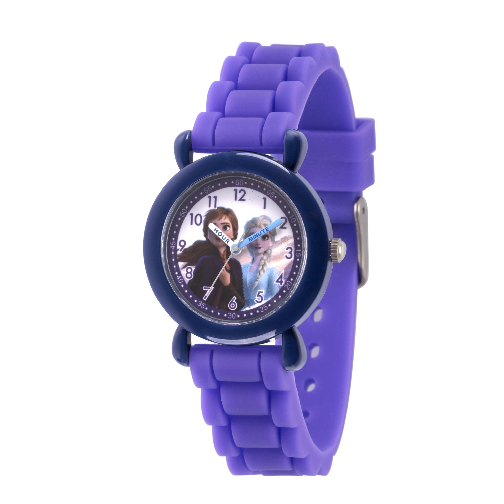 Disney Frozen 2 Elsa Anna Girls Blue Plastic Watch 1 Pack