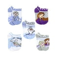 thumbnail image 1 of Disney Frozen 2 Elsa Anna Girls Toddler 5 Pack No-Show Socks Set F2116GNSZA, 1 of 6