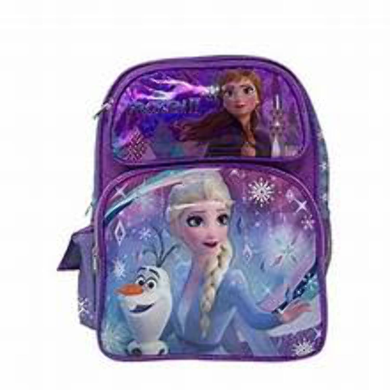 disney frozen 2 mini backpack Anna and Elsa Sided including a matching accessory pouch that makes for the perfect bag charm and a printed matching lunch box showcasing beloved characters in a soft Wondapop - Frozen - Elsa