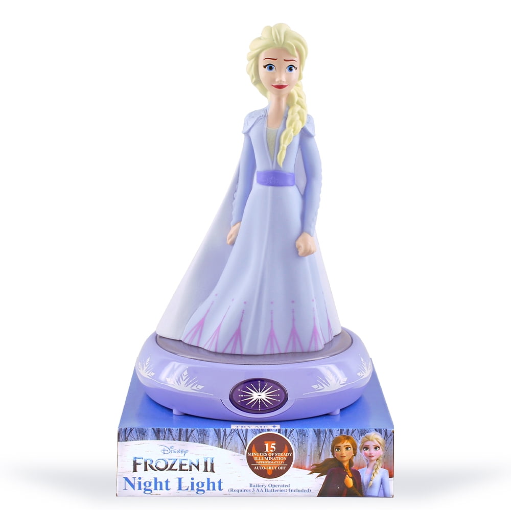 Disney Frozen 2, Elsa, Battery Operated, 3D, LED Night Light, Easy