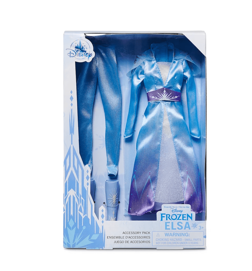 Disney Frozen 2 Elsa Classic Doll Clothing Set, Box, Satin & Plastic ...